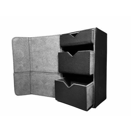 Portadeck Dark Fortress 2 Window Triple Pack Color Negro