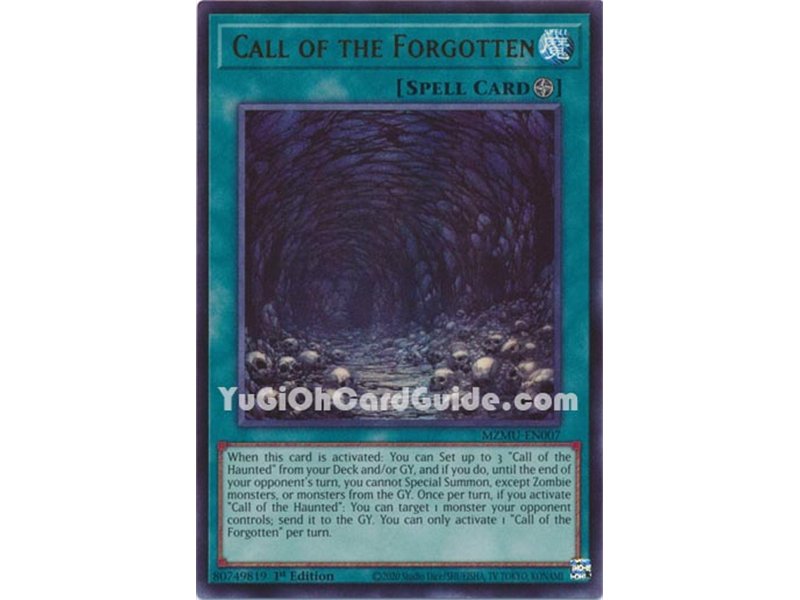 Call of the Forgotten (Ultra Rare)