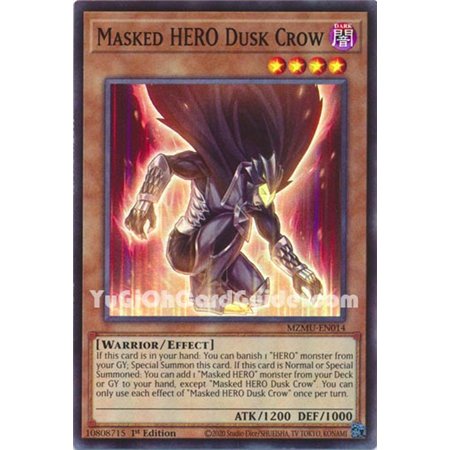 Masked HERO Dusk Crow (Super Rare) 