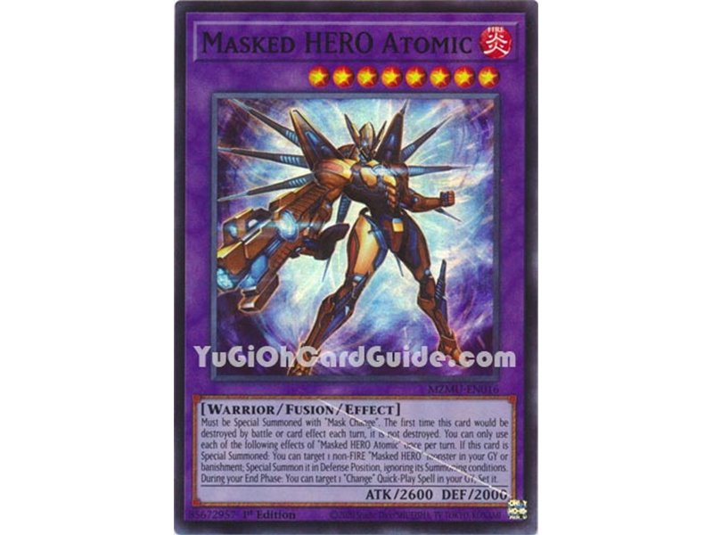 Masked HERO Atomic (Super Rare) 