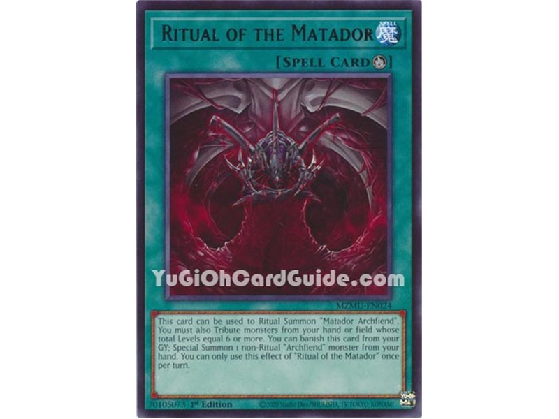 Ritual of the Matador (Rare)