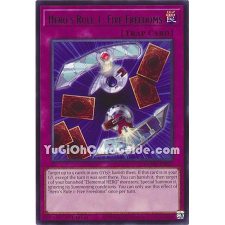 Hero's Rule 1: Five Freedoms (Rare)