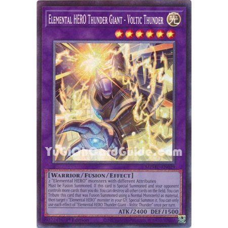 Elemental HERO Thunder Giant - Voltic Thunder (Super Rare) 