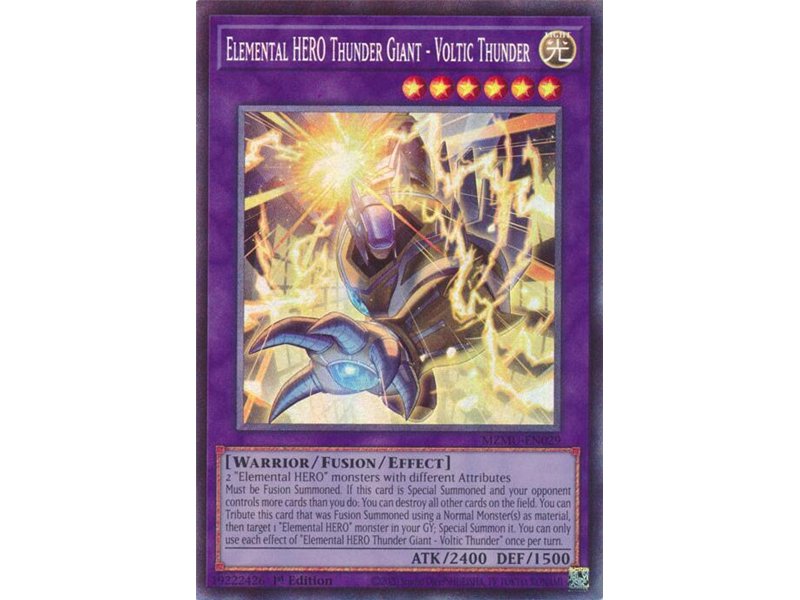 Elemental HERO Thunder Giant - Voltic Thunder (Collector's Rare)