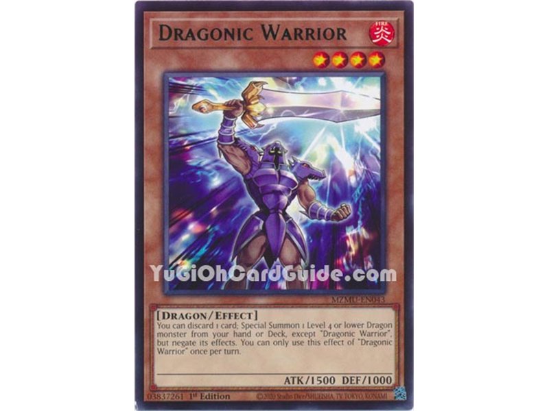 Dragonic Warrior (Rare)