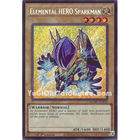 Elemental HERO Sparkman (Secret Rare)