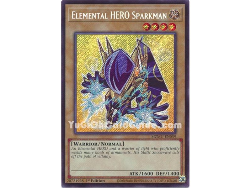 Elemental HERO Sparkman (Secret Rare)