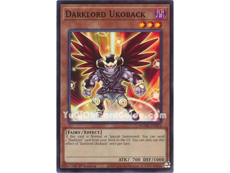 Darklord Ukoback (Super Rare) 