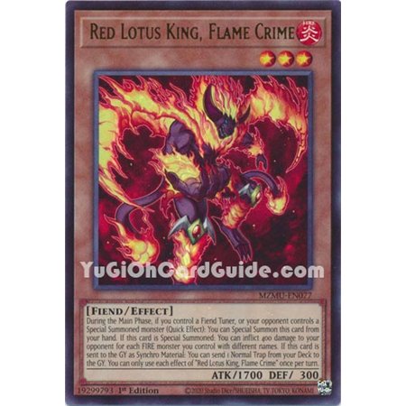 Red Lotus King, Flame Crime (Ultra Rare)