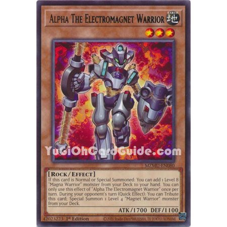 Alpha The Electromagnet Warrior (Rare)