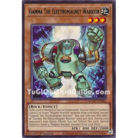 Gamma The Electromagnet Warrior (Rare)