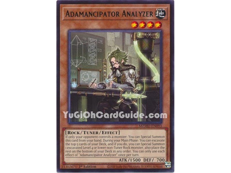 Adamancipator Analyzer (Rare)