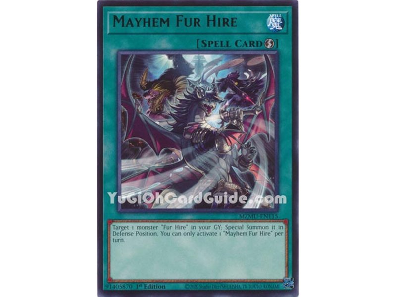 Mayhem Fur Hire (Rare)