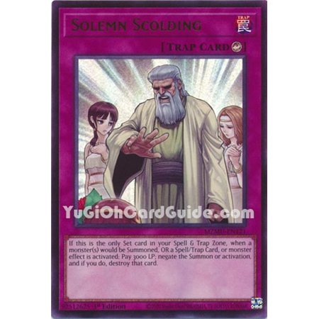 Solemn Scolding (Ultra Rare)