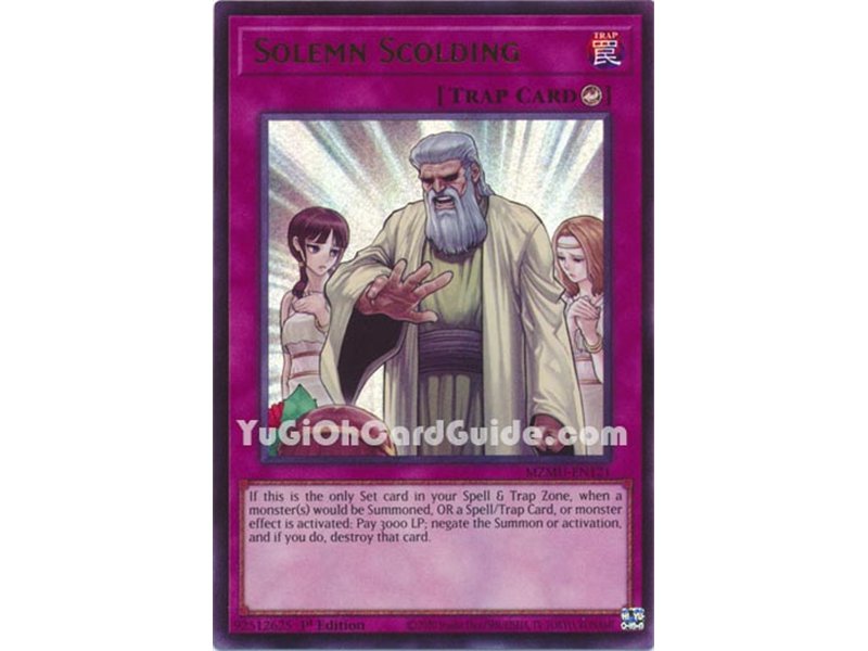 Solemn Scolding (Ultra Rare)