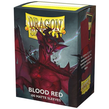 Micas Dragon Shield Standard Matte C/100 Blood Red