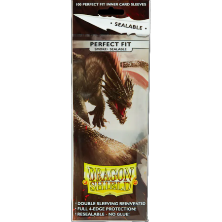 Micas Dragon Shield Perfect Fit Sealable C/100 Smoke