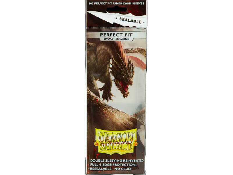 Micas Dragon Shield Perfect Fit Sealable C/100 Smoke
