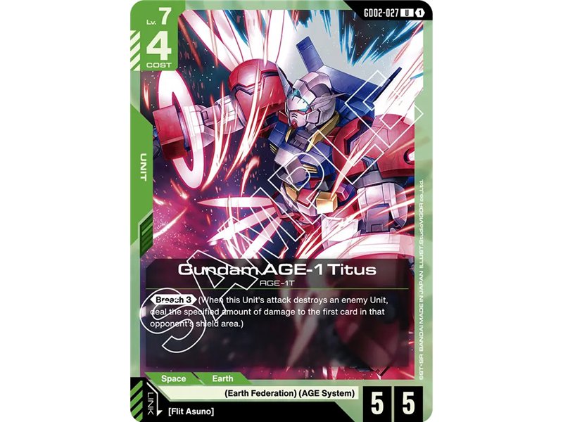 Gundam AGE-1 Titus (Uncommon)