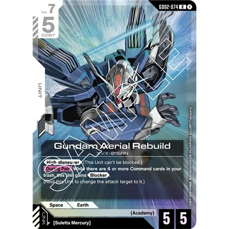 Gundam Aerial Rebuild (Rare)