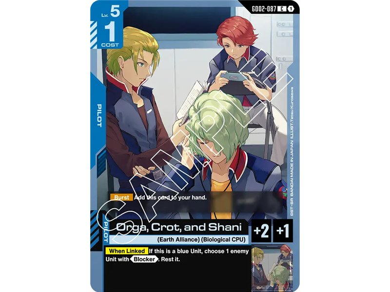 Orga, Crot, and Shani (Common)