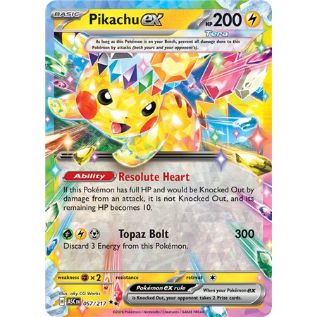 Pikachu ex  (Double Rare)