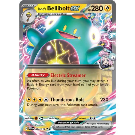 Iono's Bellibolt ex  (Double Rare)