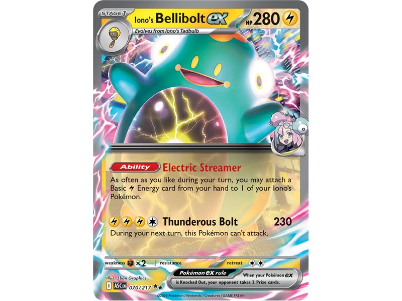 Iono's Bellibolt ex  (Double Rare)