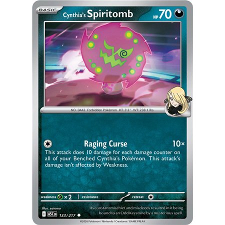 Cynthia's  Spiritomb (Uncommon)