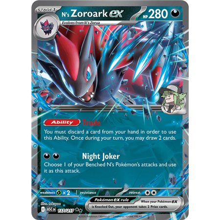 N's Zoroark ex (Double Rare)
