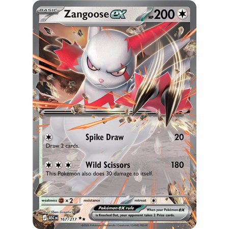 Zangoose ex  (Double Rare)