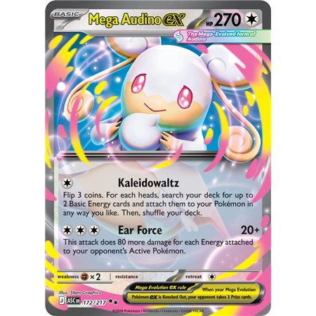 Mega Audino ex  (Double Rare)