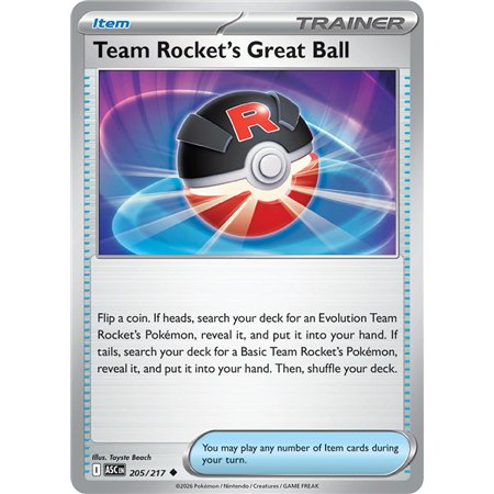 Team Rocket's Great Ball  (Uncommon)