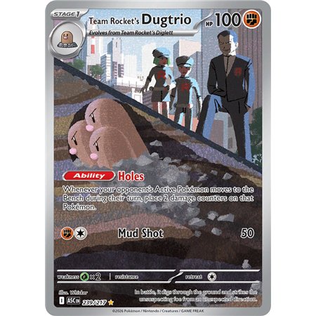 Team Rocket's Dugtrio (Illustration Rare)