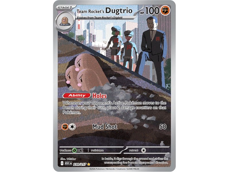Team Rocket's Dugtrio (Illustration Rare)