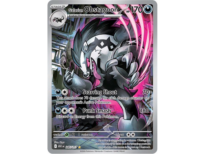 Galarian Obstagoon (Illustration Rare)