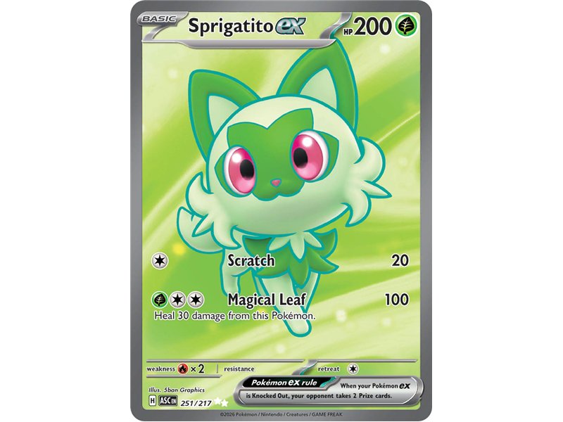 Sprigatito ex (Ultra Rare)