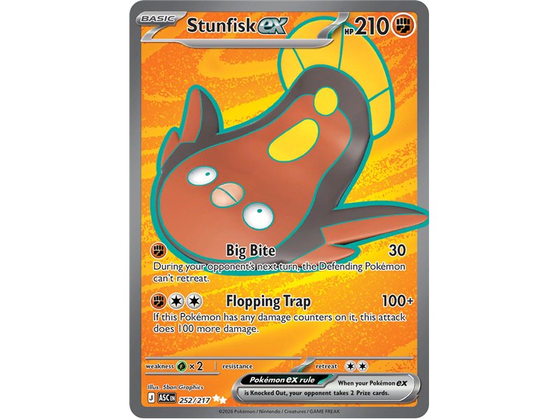 Stunfisk ex (Ultra Rare)