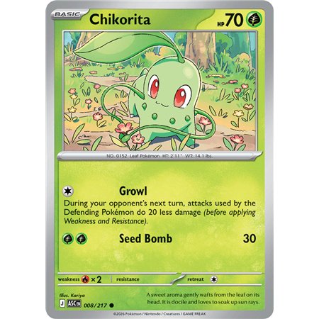 Chikorita (Common/Reverse Holofoil)