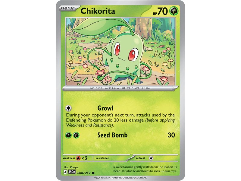 Chikorita (Common/Reverse Holofoil)