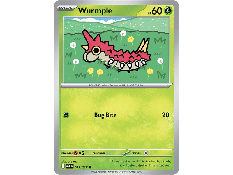 Wurmple (Common/Reverse Holofoil)