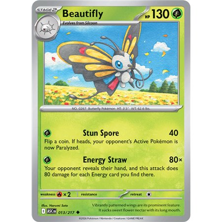 Beautifly (Uncommon/Reverse Holofoil)