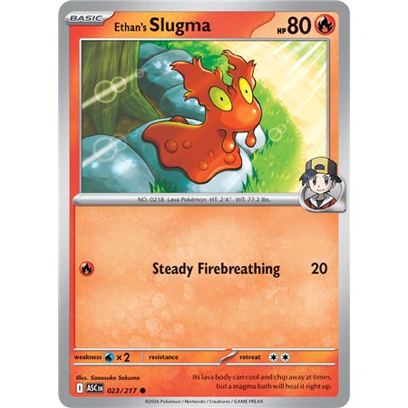 Ethan's Slugma (Common/Reverse Holofoil)