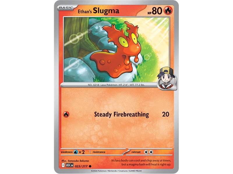 Ethan's Slugma (Common/Reverse Holofoil)