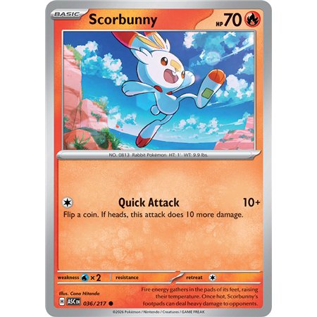 Scorbunny (Common/Reverse Holofoil)