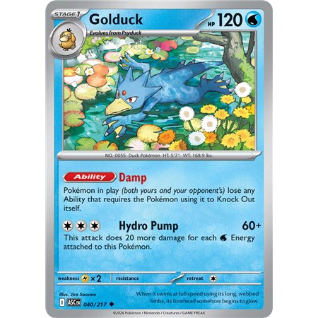 Golduck(Uncommon/Reverse Holofoil)
