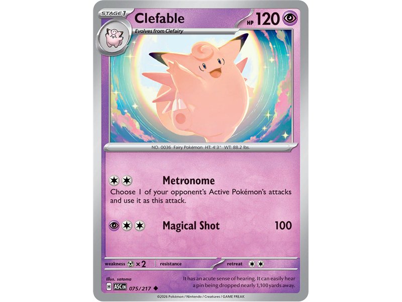 Clefable (Uncommon/Reverse Holofoil)