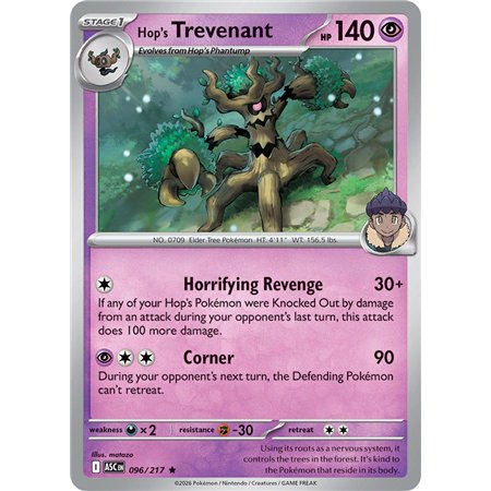 Hop's Trevenant (Rare/Reverse Holofoil)