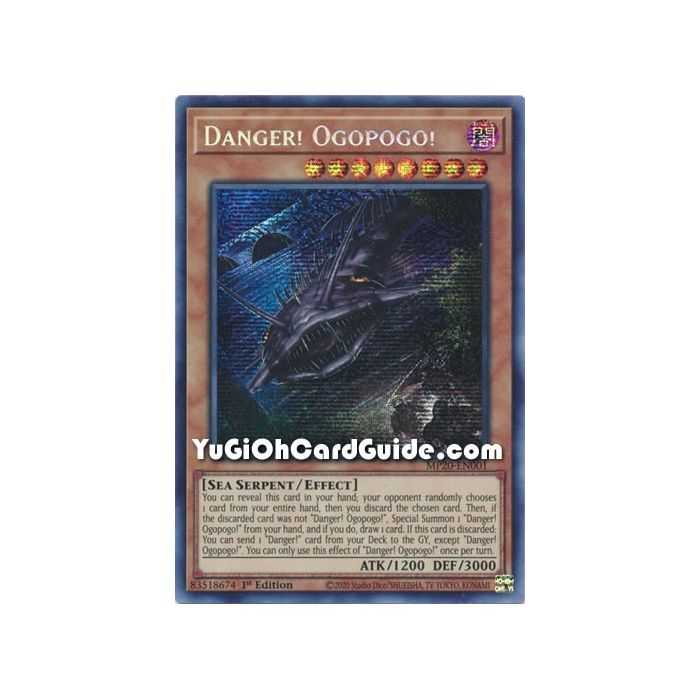 Danger! Ogopogo! (Secret Rare) – 2020 Tin of Lost Memories | Carta YUGIOH en México