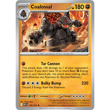 Coalossal (Rare/Reverse Holofoil)